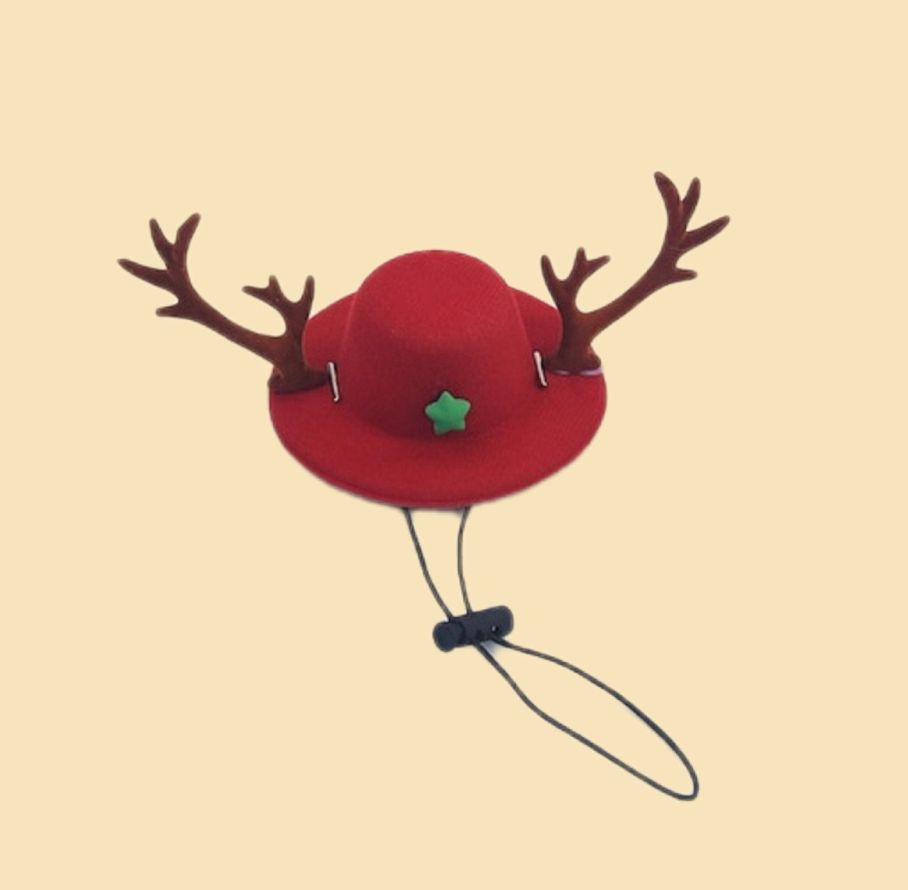 Festive Reindeer Antler Hat