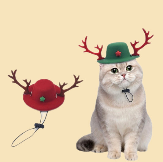 Festive Reindeer Antler Hat